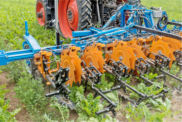 Nur bei optimaler Anpassung an den Pflanzenbestand k�nnen bestm�gliche Hackergebnisse erzielt werden.