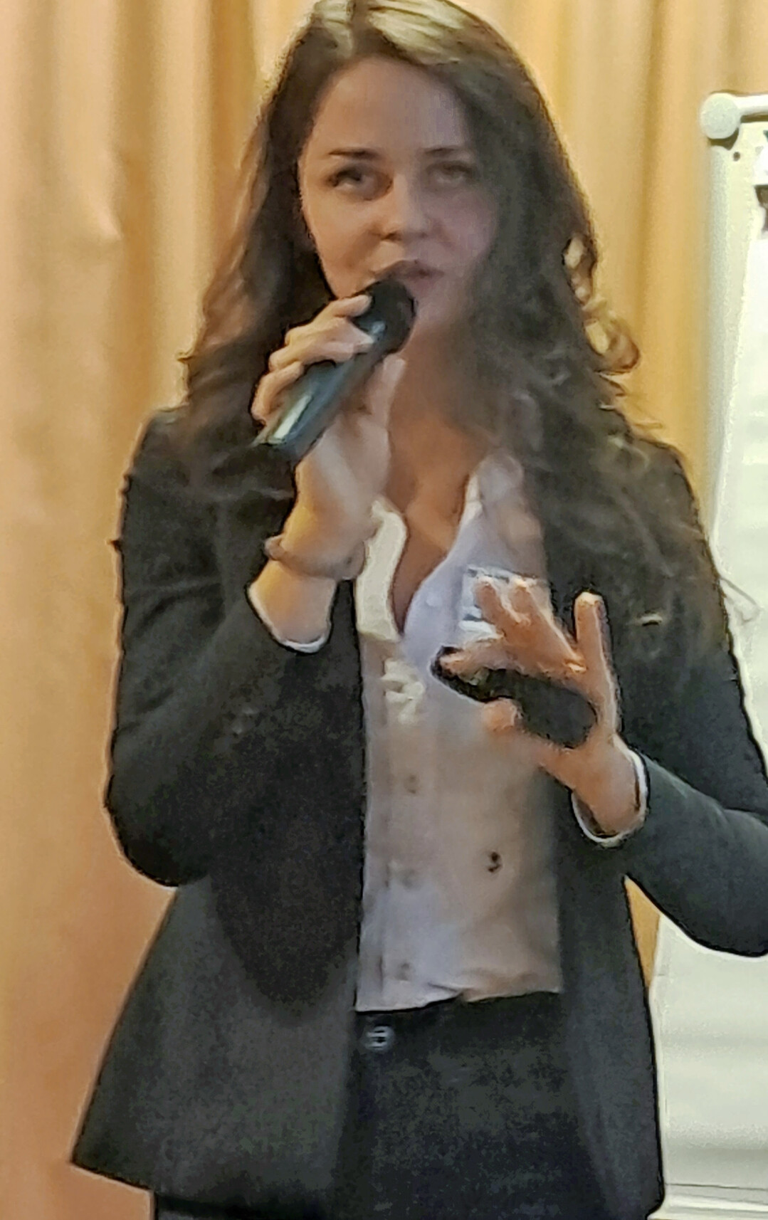 Susanne Reichert, praktische Landwirtin und Fachberaterin bei Domo Caproleuna, referierte zur N�hrstoffdynamik bei Strip-Till und Direktsaat.