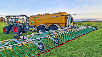 Die Tankwagen der Baureihe PKE fassen 22 Kubikmeter.