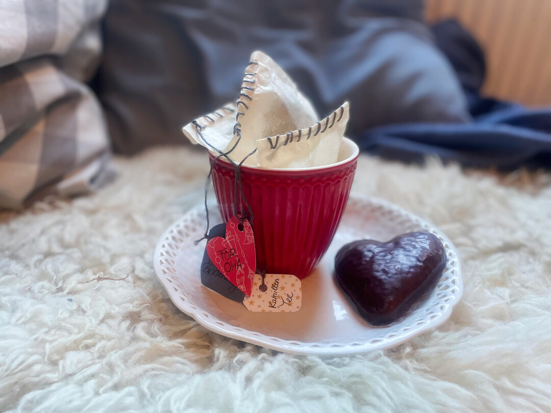 Selbstgemachte Teebeutel sind eine sch�ne Geschenkidee.