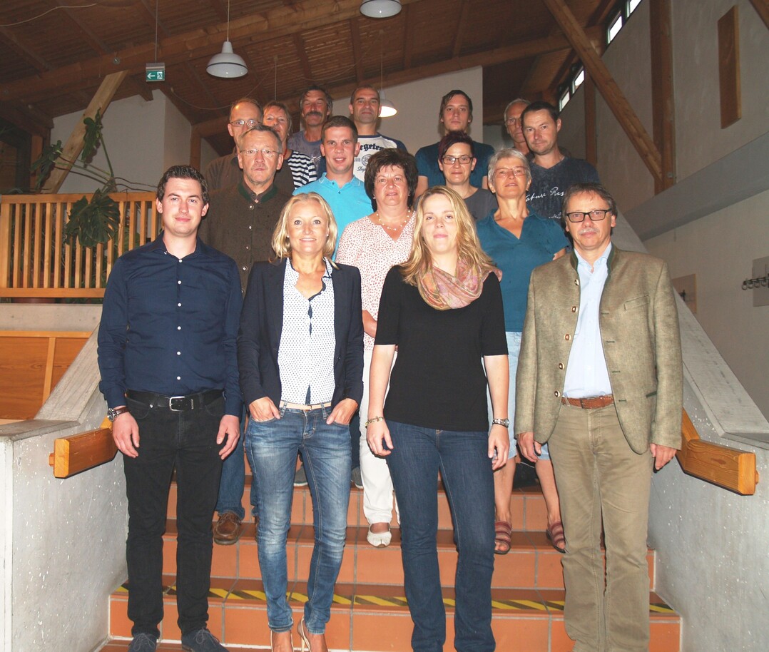 Mitarbeiter des Versuchsznetrum Kitzingen 2017