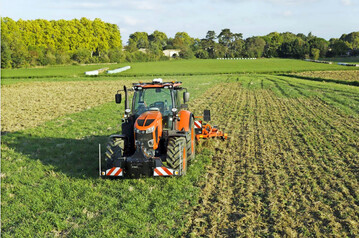 Kubota stellt einen autonomen Traktor vor.