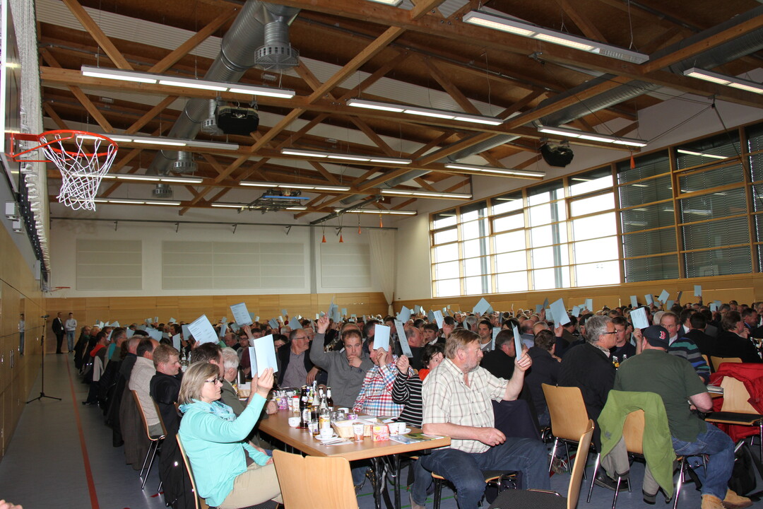 Die zu f�llenden Entscheidungen wurden von den Stimmberechtigten einstimmig beschlossen.