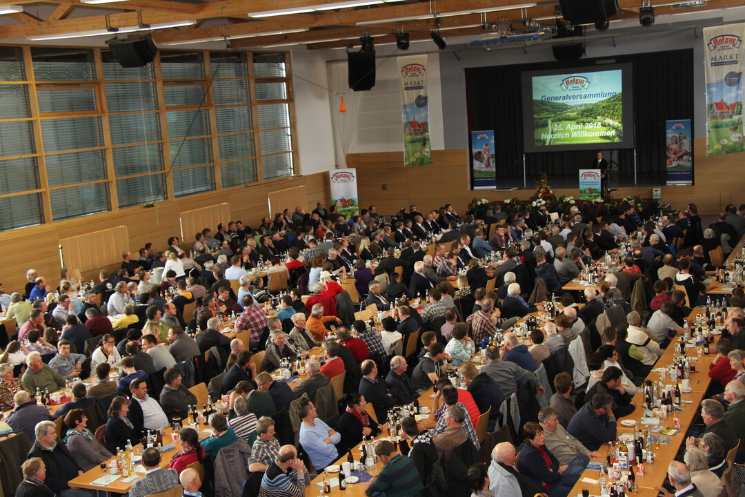 Die Veranstaltung der Hohenloher Molkerei in Wolpertshausen war mit knapp 500 G�sten gut besucht.