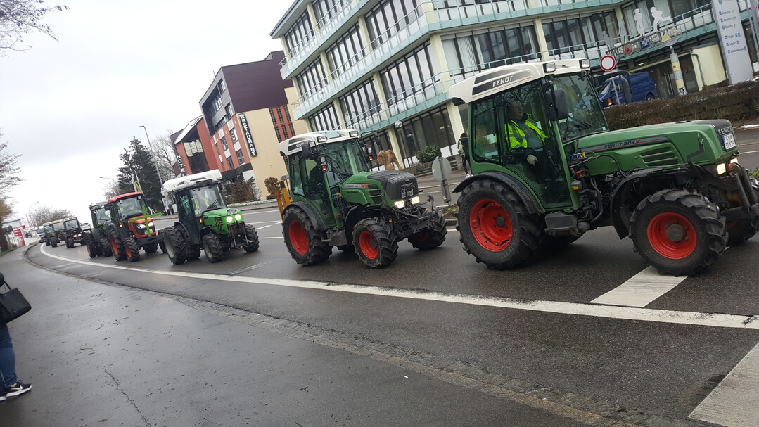   Demonstration in Friedrichshafen 