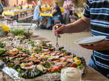 Hhm, das sieht lecker aus - und alles regional.