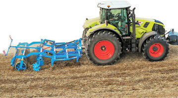 Der Grubber kann optional mit einem hydraulisch einstellbaren Scheibenvorl�ufer ausger�stet werden.�