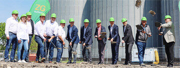 Spatenstich am 4. Mai am ZG-Agrarstandort in M�hlhausen im Landkreis Konstanz.