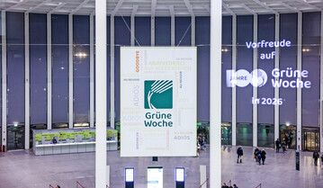 Vorfreude auf 100 Jahre Gr�ne Woche Berlin.