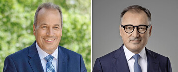 Lukas Ro�hardt (links) und Dr. Frank Hiller (rechts).