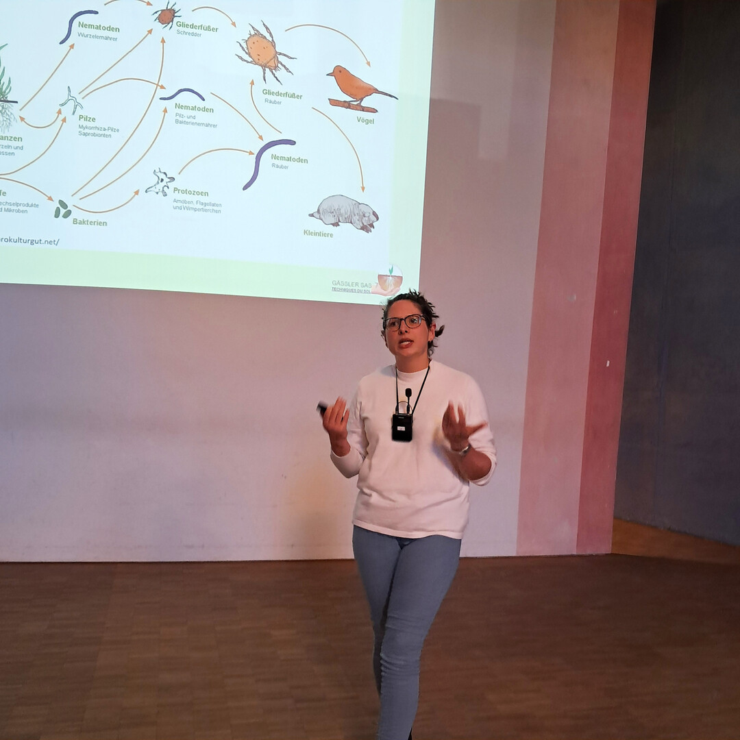 Marie-Th�r�se G�ssler, Landwirtin, Ing�nieur en d�veloppment, Amblainville, D�partement Oise, Frankreich.