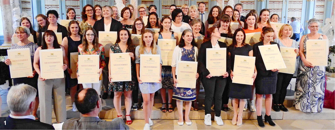 Die frischgebackenen Meisterinnen der Hauswirtschaft.