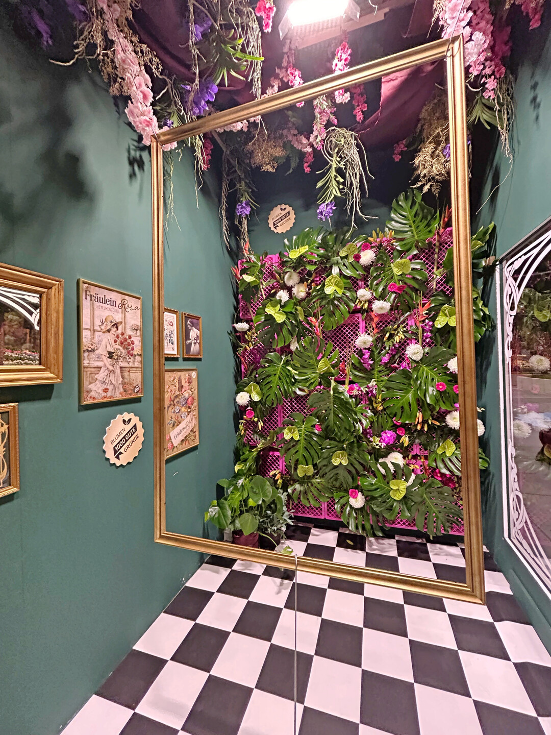 Die Blumenhalle hatte anlässlich "100 Jahre Grüne Woche" das Motto Berlin der 20er-Jahre.