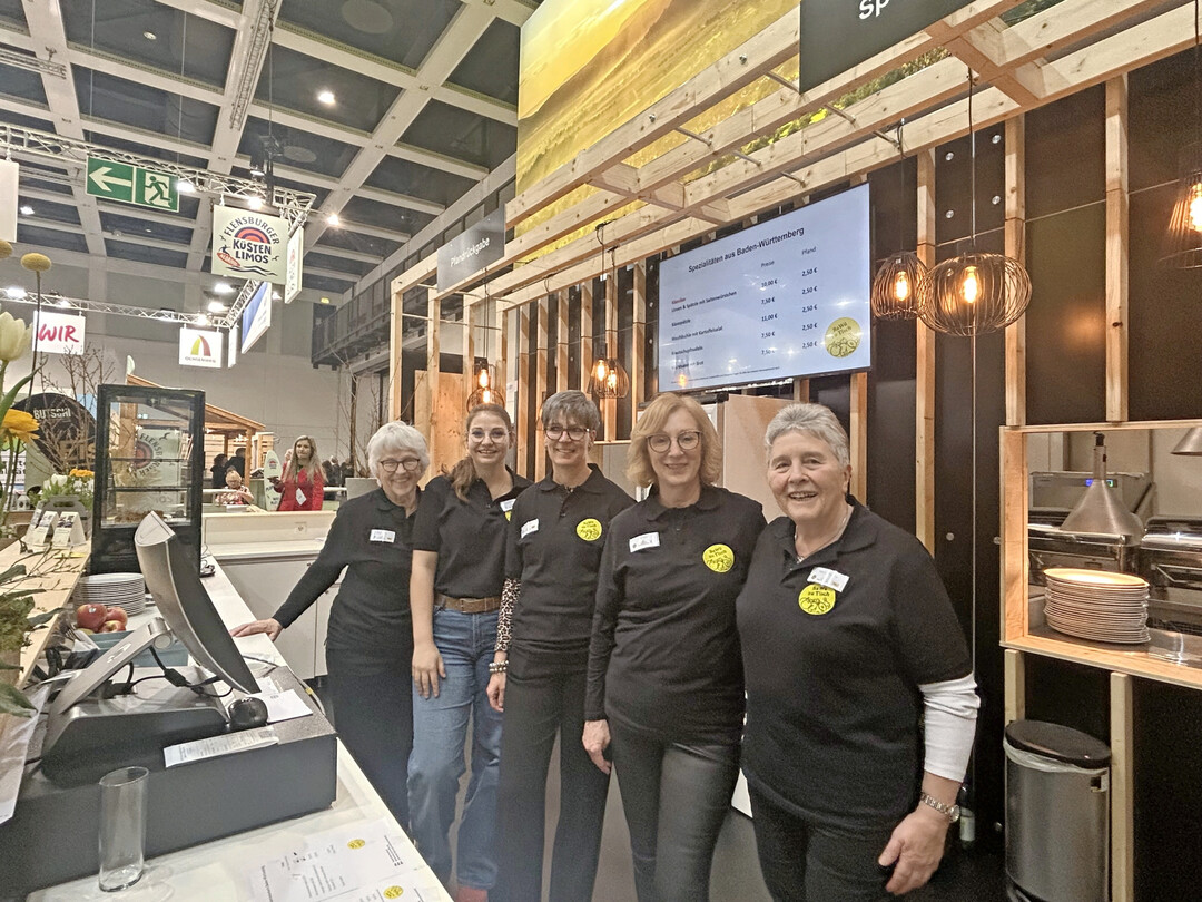 Bewährtes Team in der Baden-Württemberg-Halle.