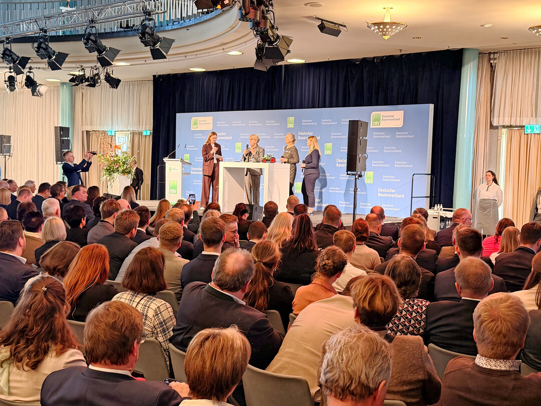 Talkrunde beim DBV-Neujahrsempfang: Die Vereinten Nationen haben 2026 zum internationalen Jahr der „Frauen in der Landwirtschaft“ erklärt.