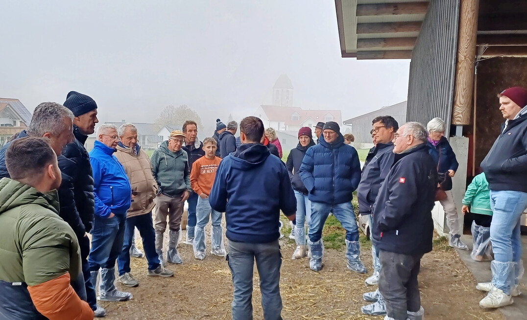 Bei Familie K�bler  wird A2-Milch  produziert,  erfuhren die Z�chterkollegen. 