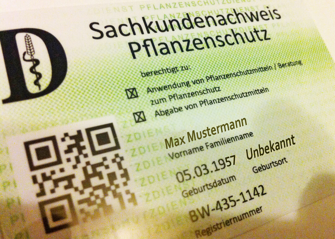 Die Sachkunde muss laufend erhalten bleiben.