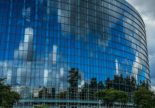 Das EU-Parlamentsgeb�ude in Stra�burg.