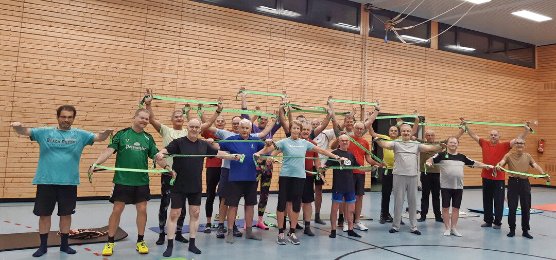 Die M�nner hatten Spa� am Kurs.