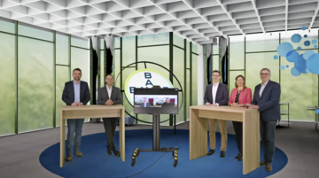 Das Team der Bayer CropScience Deutschland GmbH forderte, dass Wirkstoffverluste im Pflanzenschutz gestoppt werden m�ssen. Dazu pr�sentierten die Unternehmensvertreterinnen und -vertreter eigene L�sungen. 