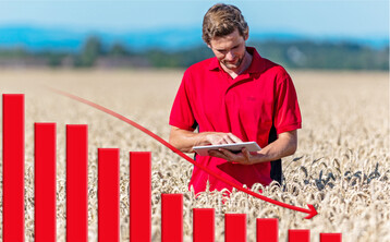 Preise unter Druck: Die Vermarktung von Getreide d�rfte in der kommenden Saison nicht einfach werden. Noch ist der Markt in der EU-27 mit hohen Lagermengen aus der Ernte 2022 versorgt.