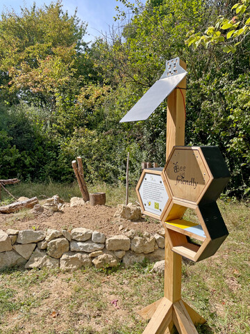 Mittels Kamera wird das Insektenvorkommen automatisch erfasst.