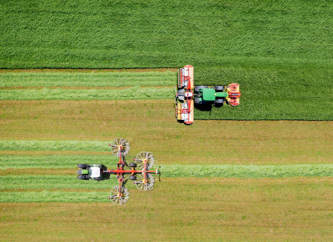 Die Steuerung der Schwadablage beim M�hen erfolgt jetzt automatisch.
