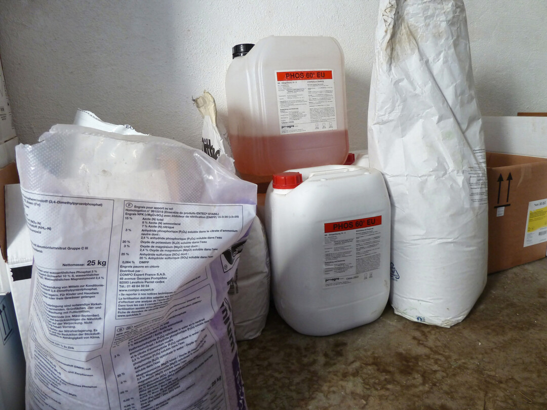 Lager f�r D�ngemittel.