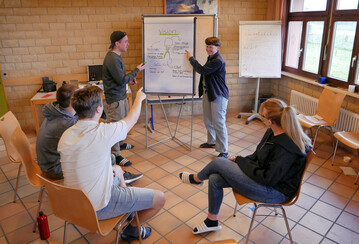 Gemeinsam wurden Konzepte f�r den Alltag erarbeitet, wie man mit Fehlern umgehen kann und wie man einfach und zwischendurch ein Lob loswird. 