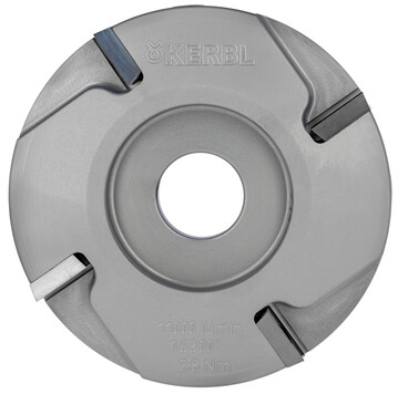 Die Messer lassen sich beidseitig nutzen.