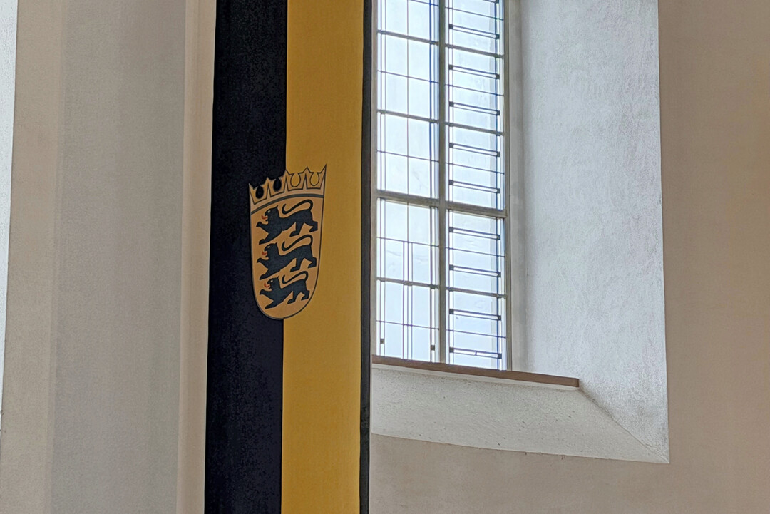 Fahne von Baden-W�rttemberg.