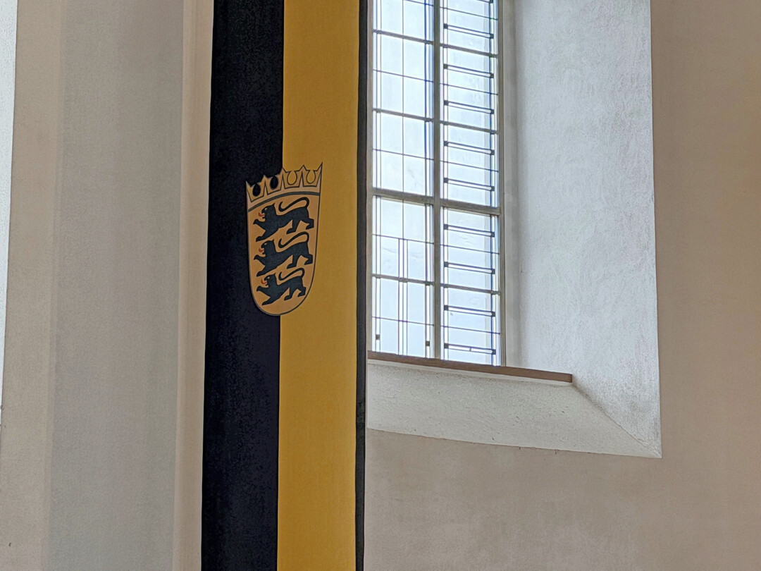 Fahne von Baden-W�rttemberg.