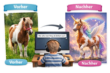KI l�sst sich auch kreativ nutzen � so auch f�r dieses Bild.