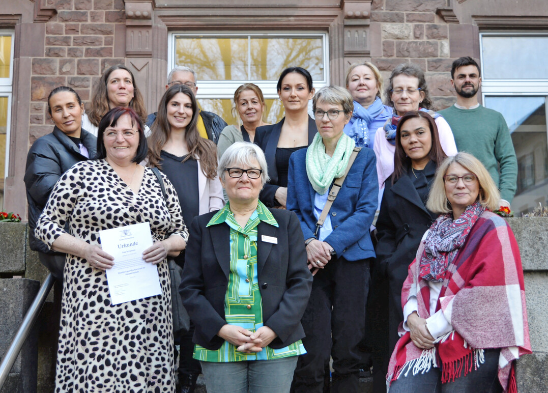 Die Absolventinnen der Abschlussklasse Hauswirtschaft in Teilzeit 2024 bis 2026.