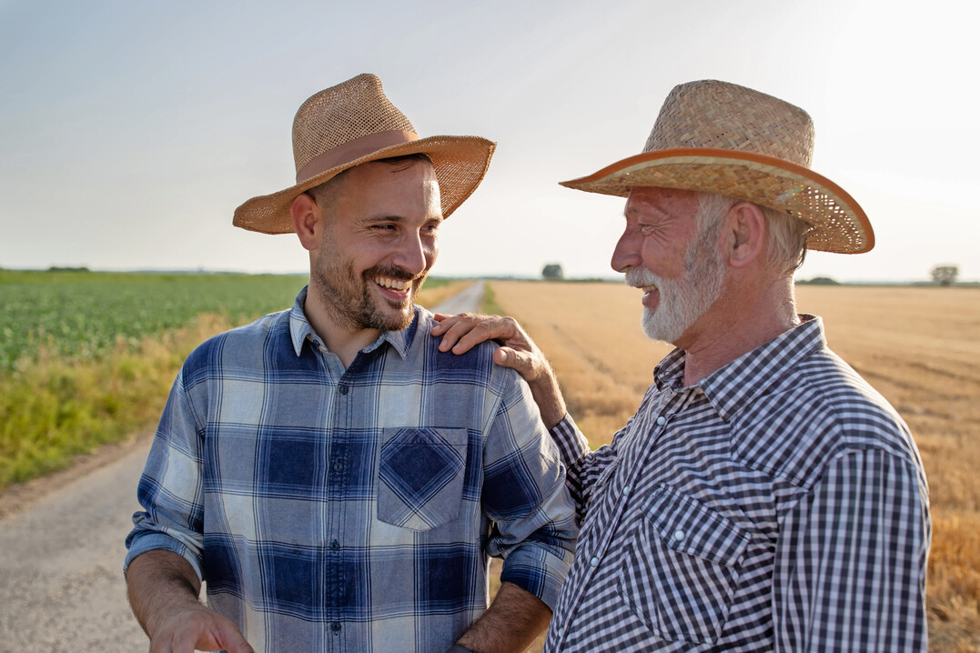 Laut der Studie �Generational change in agriculture� waren 2023 nur 16 % der Landwirtinnen und Landwirte in Deutschland unter 40 Jahre alt. 