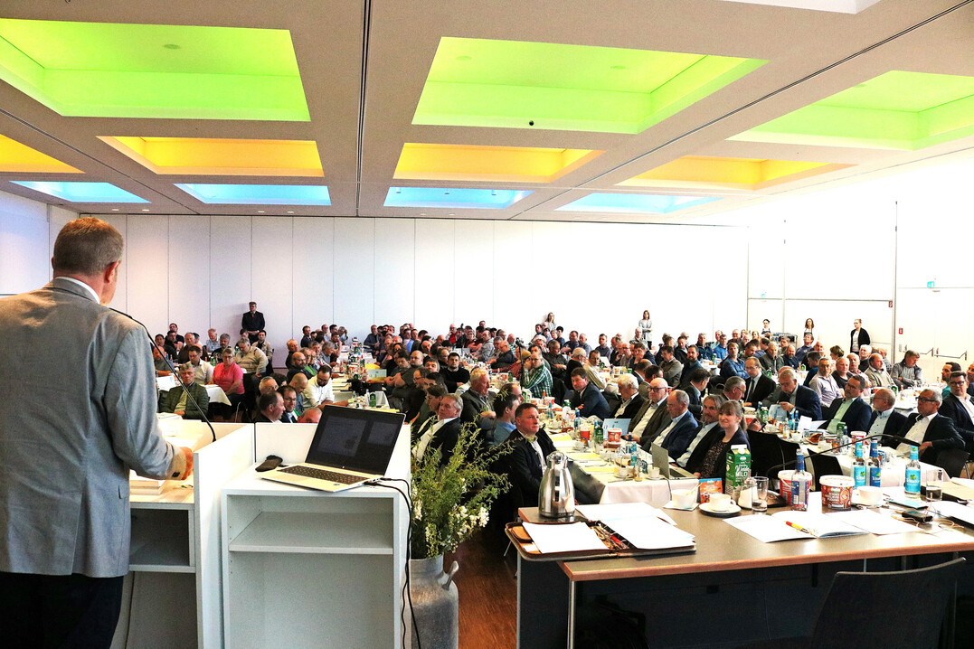 Volles Haus bei der Generalversammlung der Milchwerke Schwaben am 23. April in Ulm.