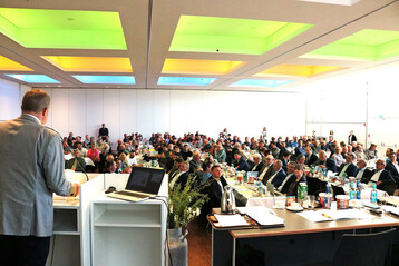 Volles Haus bei der Generalversammlung der Milchwerke Schwaben am 23. April in Ulm.