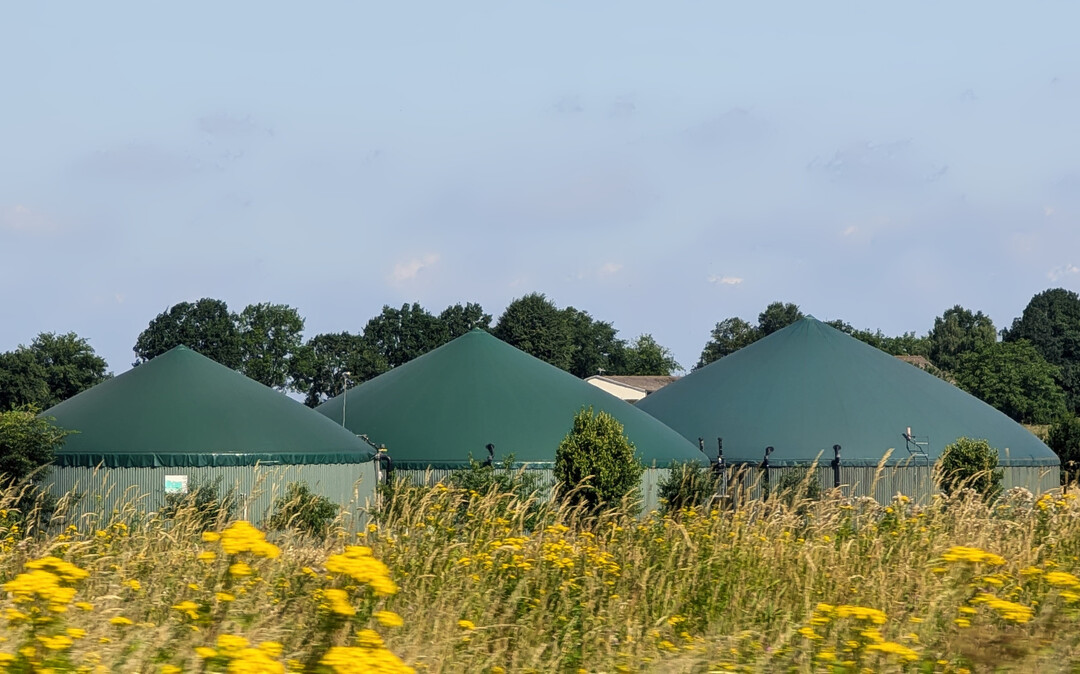 Biogasanlage in Baden-W�rttemberg.