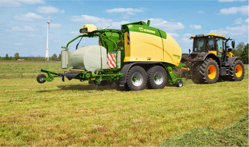 Digitale Features wie Smart Telematics werden immer häufiger auch beim Einsatz von Rundballenpressen genutzt.