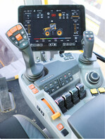 Die neuen Bedienelemente der JCB Fastrac-Serie.