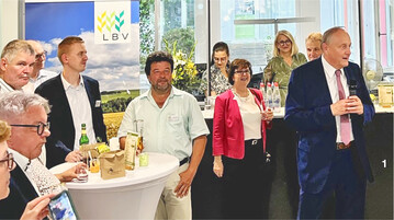 Joachim Rukwied er�ffnet den Abgeordnetenabend.