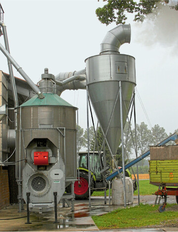 Wer beim Handel Getreide trocknen lassen muss, kann im Südwesten mit unveränderten Trocknungskosten kalkulieren.