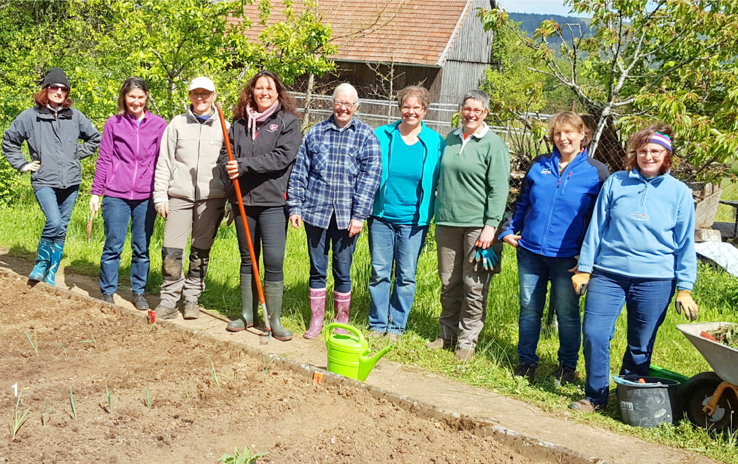 Die flei�igen G�rtnerinnen.