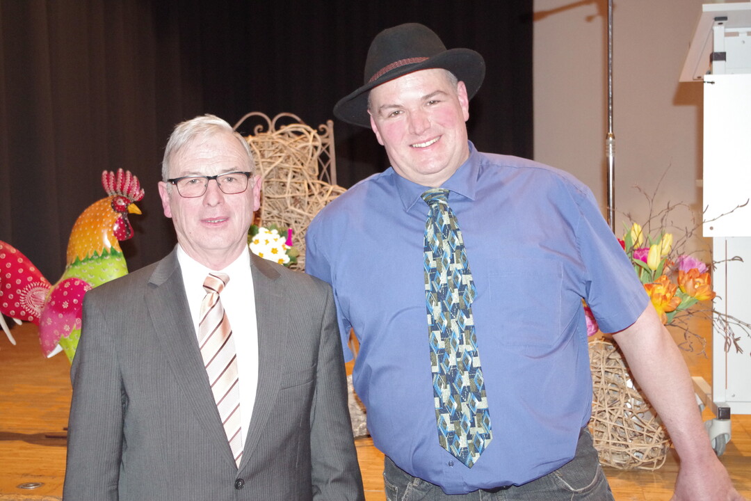 Wilhelm Schöndienst, Kreisobmann Tuttlingen (links) und Manfred Haas, Kreisobmann Rottweil.