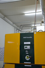 Auch der Heizraum ist an der Rauchabsaugung angeschlossen.