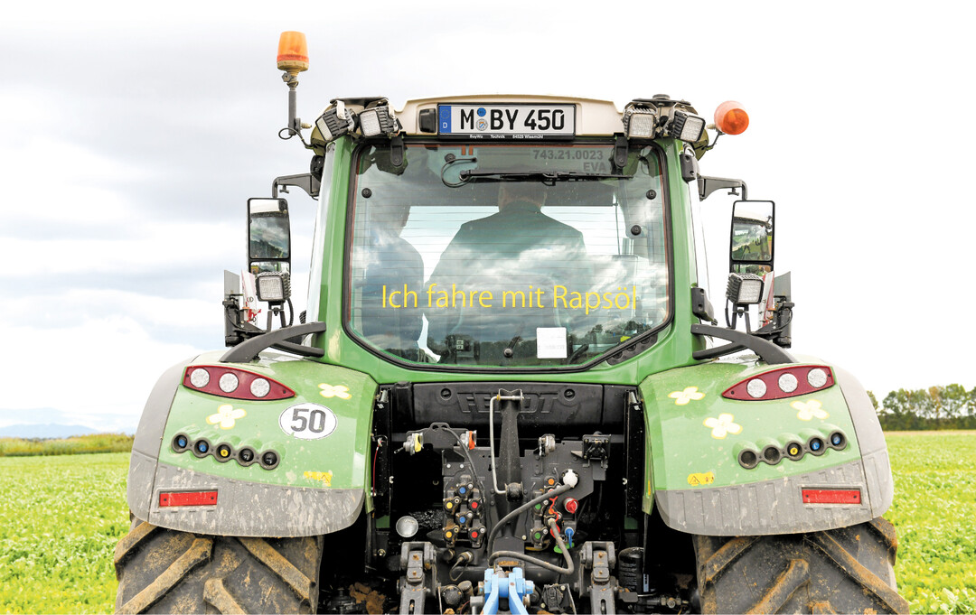Traktoren k�nnen mit Raps�l fahren.� �
