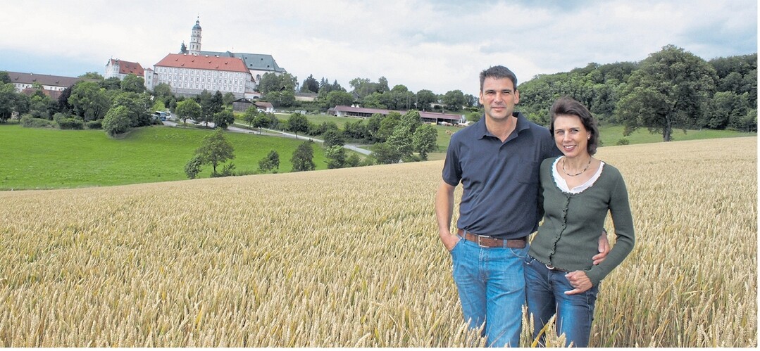 Klasse statt Masse: Auf den leichten B�den rund um das Kloster hat sich Ulrich Streif auf Saatgutvermehrung spezialisiert.