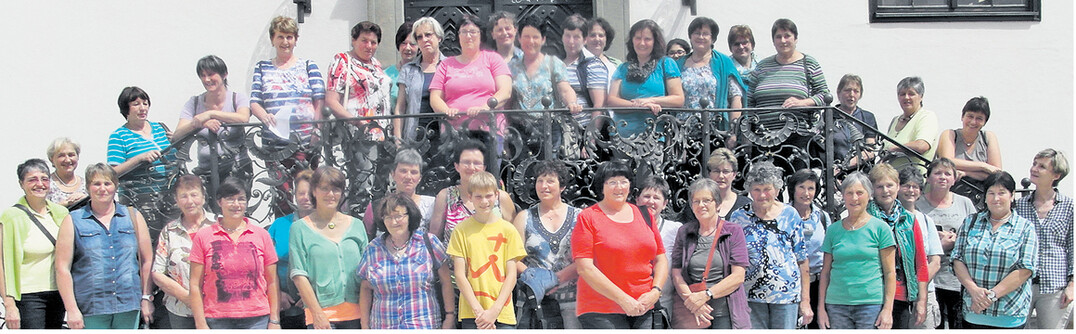 Rund 50 Frauen nahmen an der B�uerinnenlehrfahrt des Landratsamtes Biberach teil.