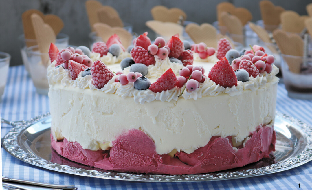 Eistorten werden bei Familie Bachmann gerne zu Hochzeiten, Geburtstagen oder Firmenfeiern bestellt. Die Kreativit�t kennt dabei kaum Grenzen.