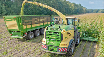 Neu von Krone: Big X 1080 mit 790 kW / 1074 PS.